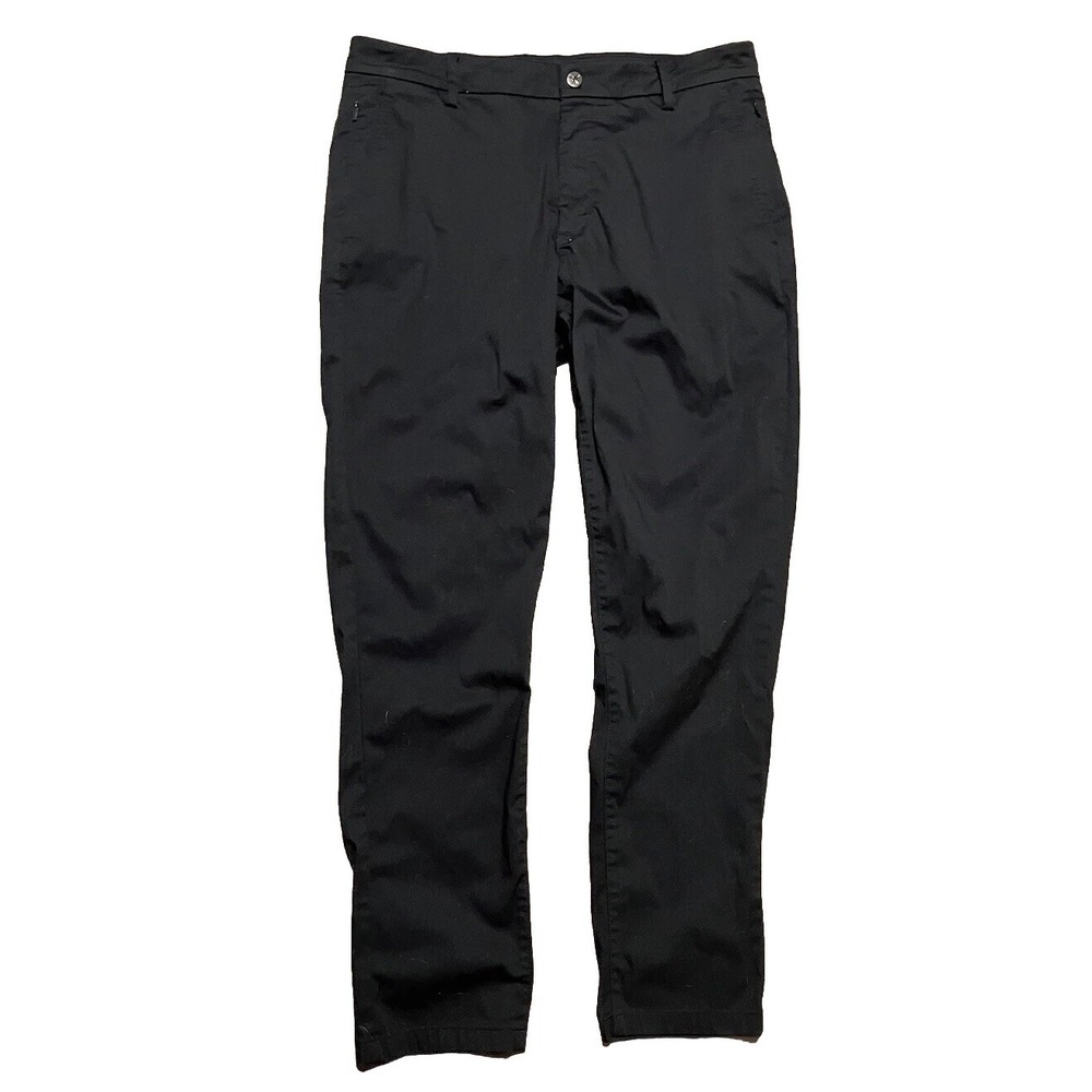Birddogs Pants Size 33x29 Black Performance Golf Chino Boom for Your Boomstick